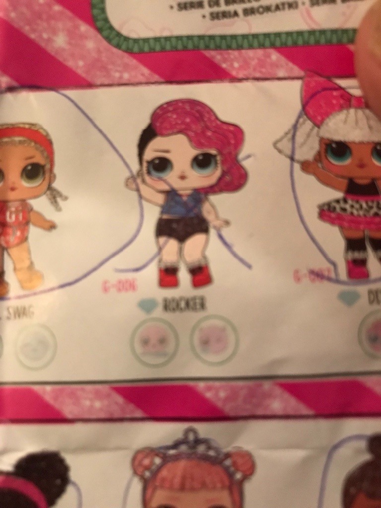 rocker glitter series